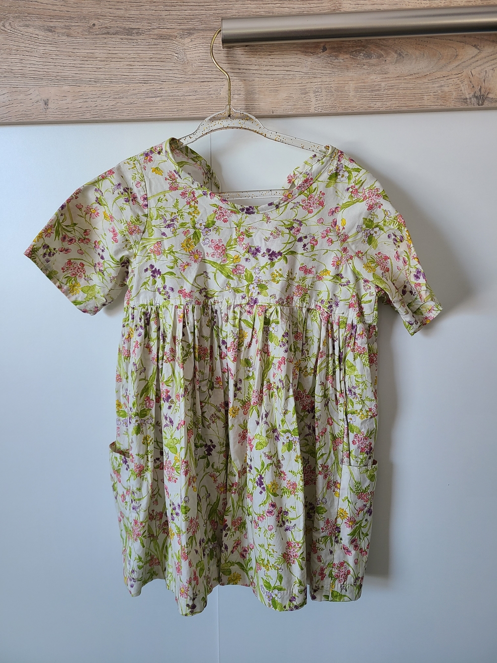 Kids Floral Pocket Tunic (Nora) Dress